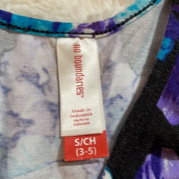 Purple and Teal Dress - Picture 3 of 5